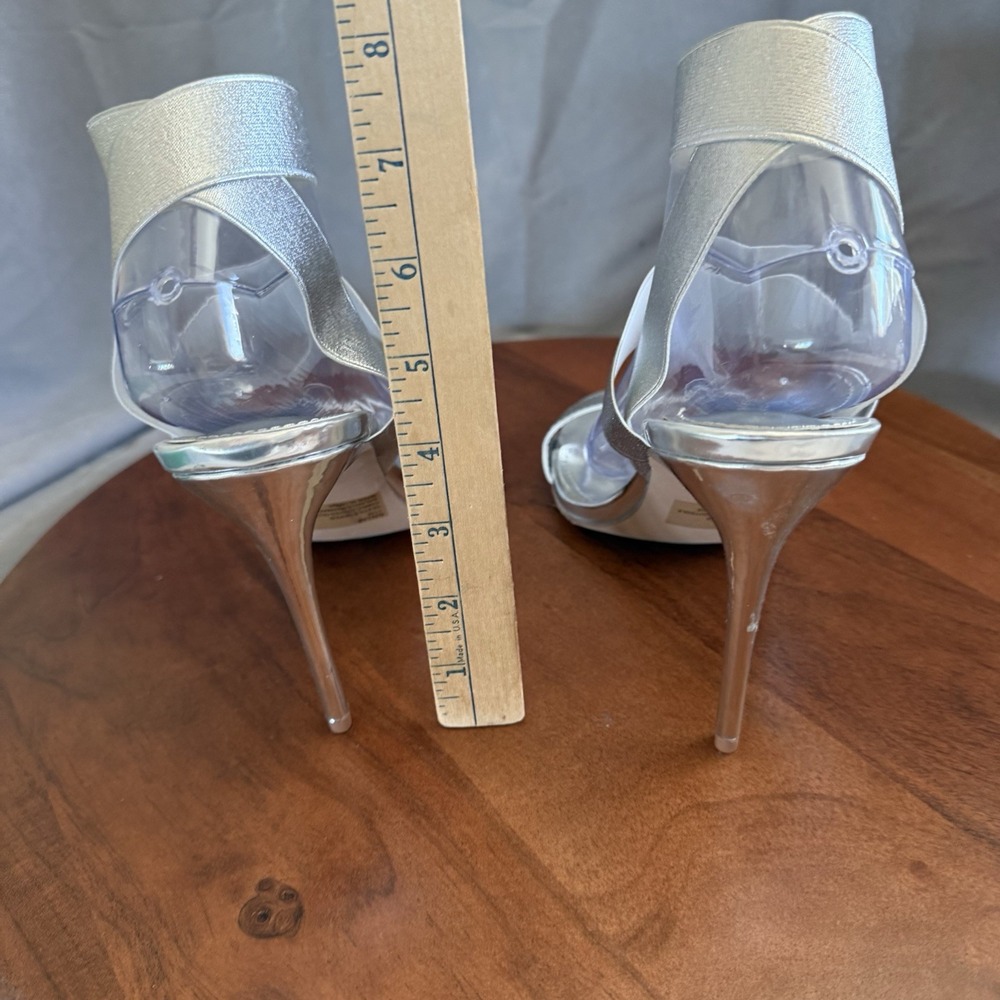 Lauren Lorraine Dallas Ankle Strap 4" Stiletto Sandals‎ Shoes Women's Size 11 - Picture 11 of 13